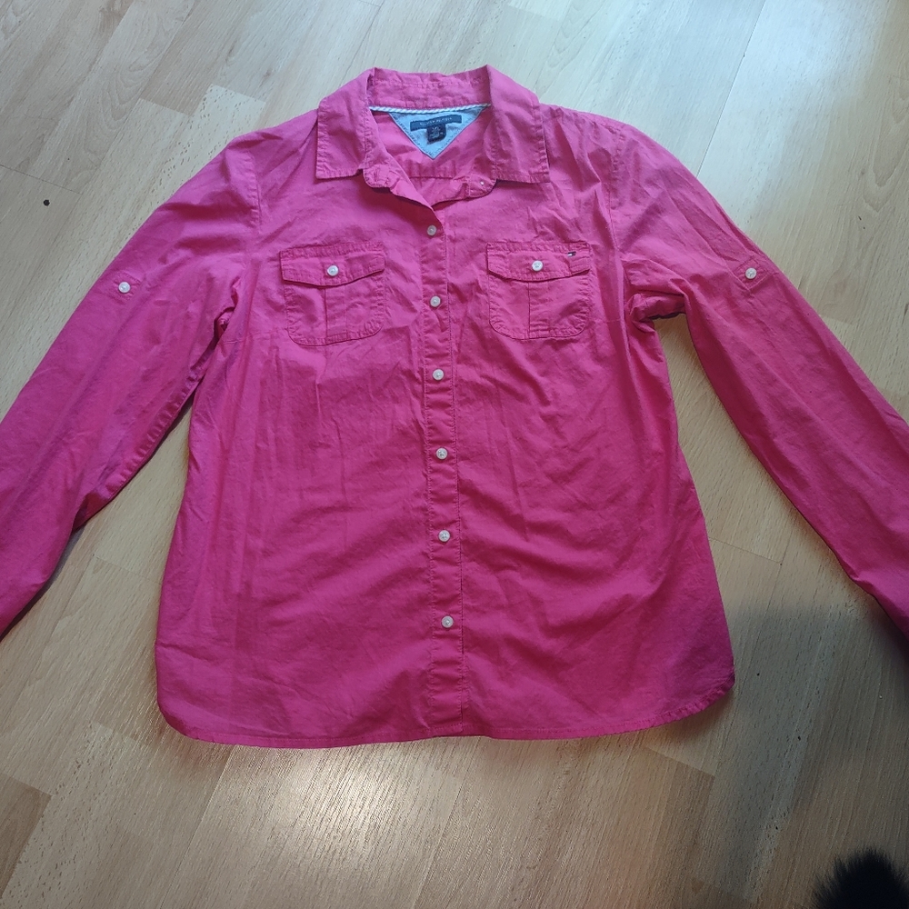 Tommy Hilfinger Pink Button-Up Shirt